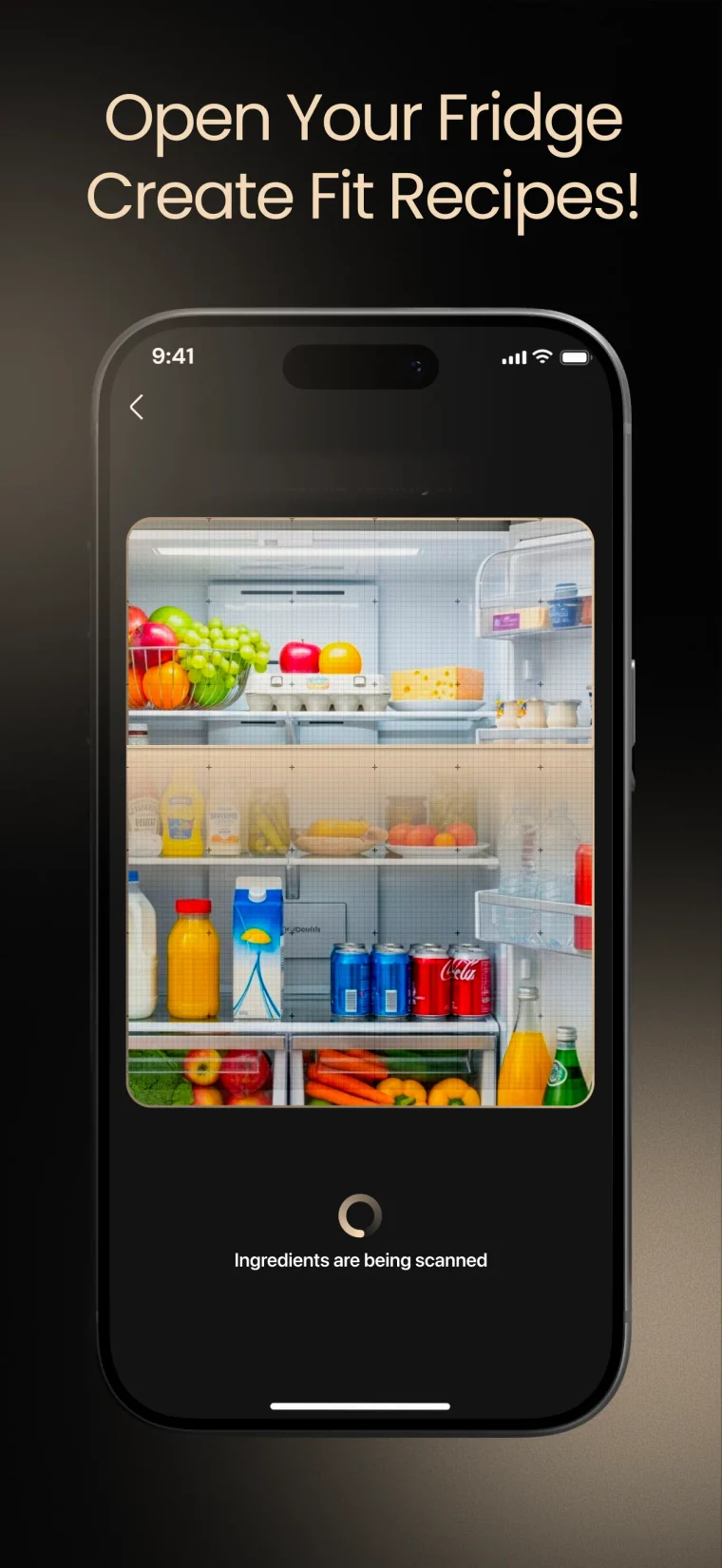 Fridge recipe App Store screenshot