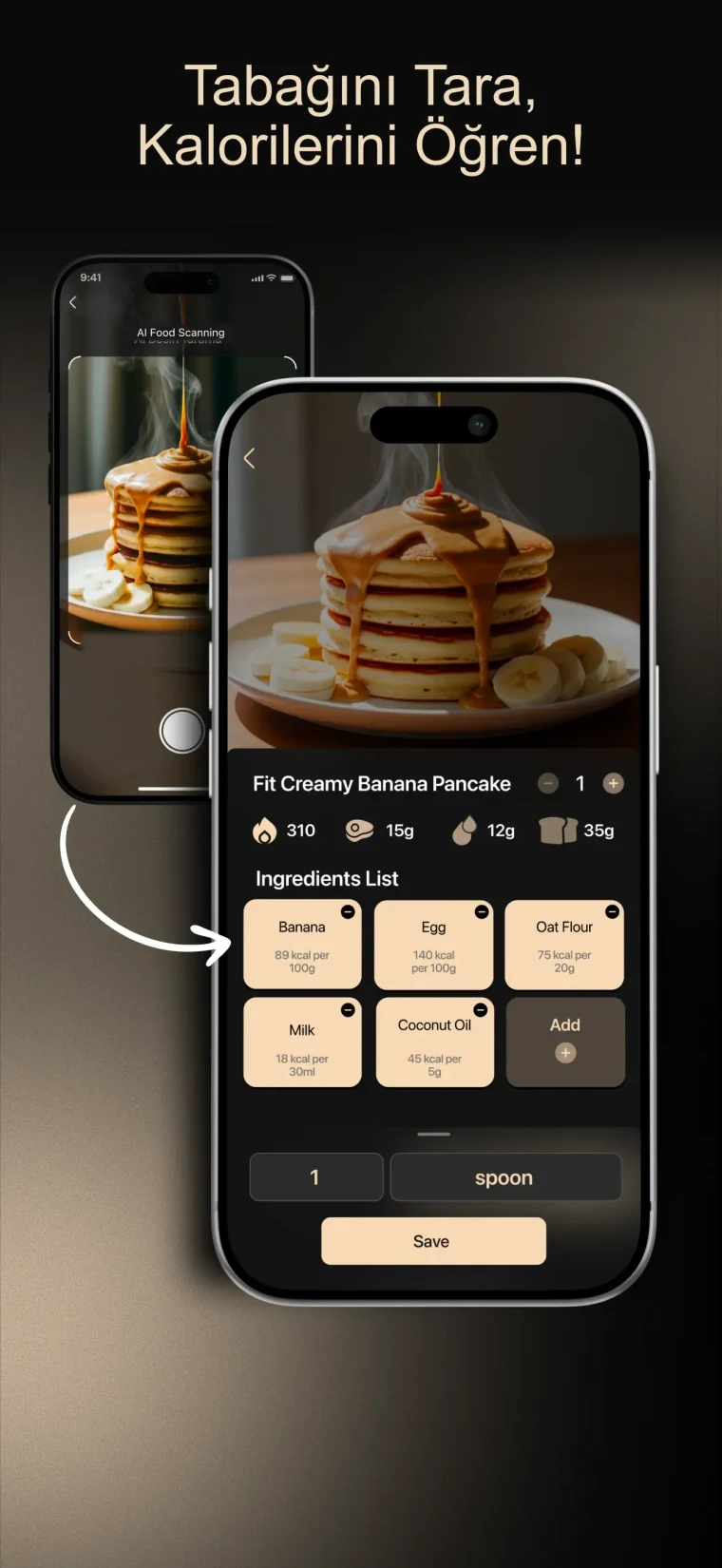 AI tabak tarama App Store görseli
